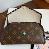 The Handmade Junco Crossbody - Vintage Monogram  LV in Dark Brown