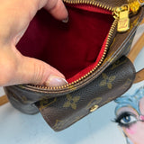 The Junco Crossbody - Vintage Monogram  LV in Vachetta
