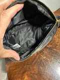 Black Nylon Prada Tag Sling/Fanny Bag