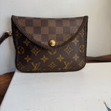 The Falcon Crossbody - Vintage Damier/Monogram Mix in Chocolate