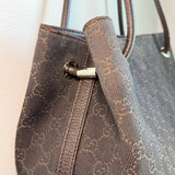The Albatross Shoulder Bag - Vintage Gucci GG in Chocolate Brown Canvas