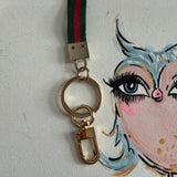 Authentic GG Zipper Pull Keychain