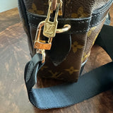 The Sparrow Crossbody Bag - Vintage LV Monogram in Black