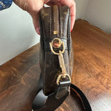 The Sparrow Crossbody Bag - Vintage LV Monogram in Black