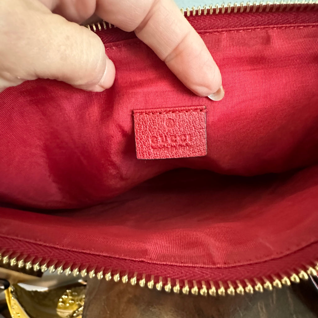 The Junco Crossbody - Red/White/Blue Vintage Gucci GG