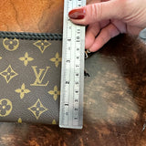 The Junco Pouch - Vintage Monogram in Black