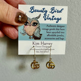 Upcycled Gold Gucci GG Earrings