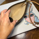 The Junco Wristlet - Upcycled LV Monogram