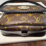The PM Quail Shoulder/Crossbody - LV Monogram in Black (TWO straps)