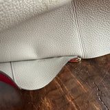 The Pelican Crossbody - Upcycled Louis Vuitton Envelope Rivet in Red