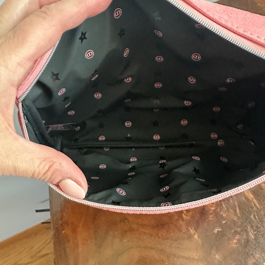 The Junco Crossbody Bag - Pink Suede in Dior