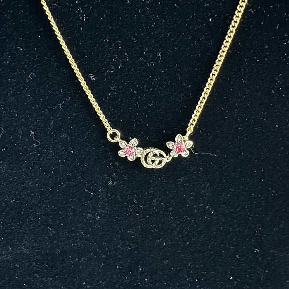 Gucci GG Floral Necklace