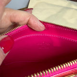 The Junco Shoulder Bag - Upcycled LV Vernis in Rose Pop