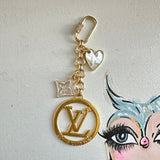 Upcycled LV Bag Charm