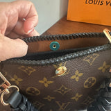 The Swan Crossbody - Vintage LV Monogram in Black
