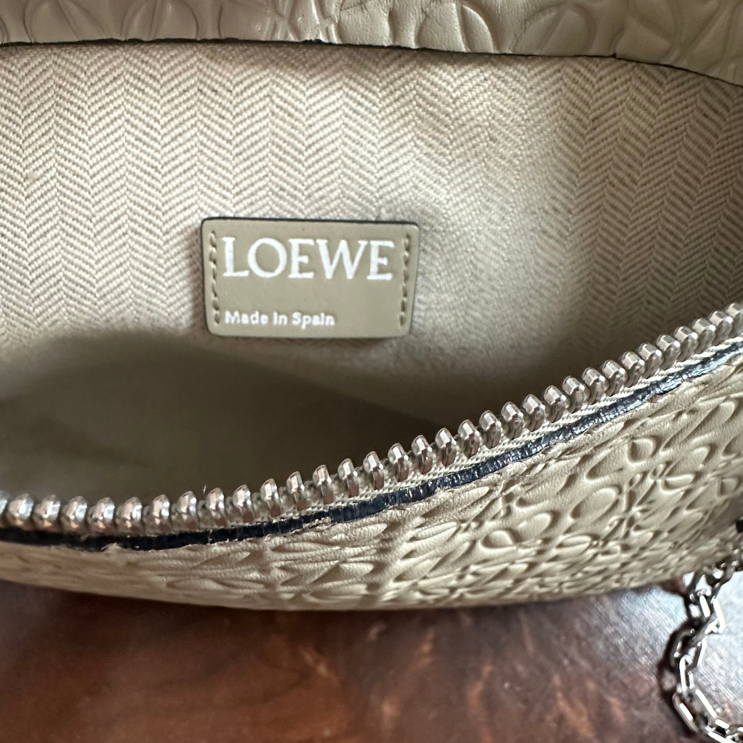 The Junco Crossbody - Vintage Loewe Anagram Beige