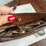 The Swan Crossbody  - Vintage Gucci Horsebit in Brown