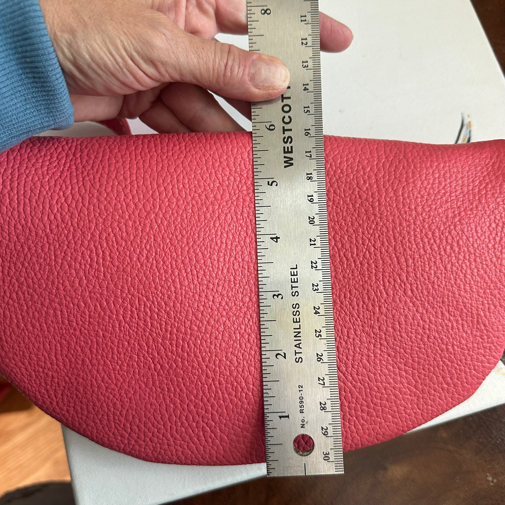 Bubblegum Pink Leather Prada Tag Sling/Fanny Pack Bag Gold (larger)