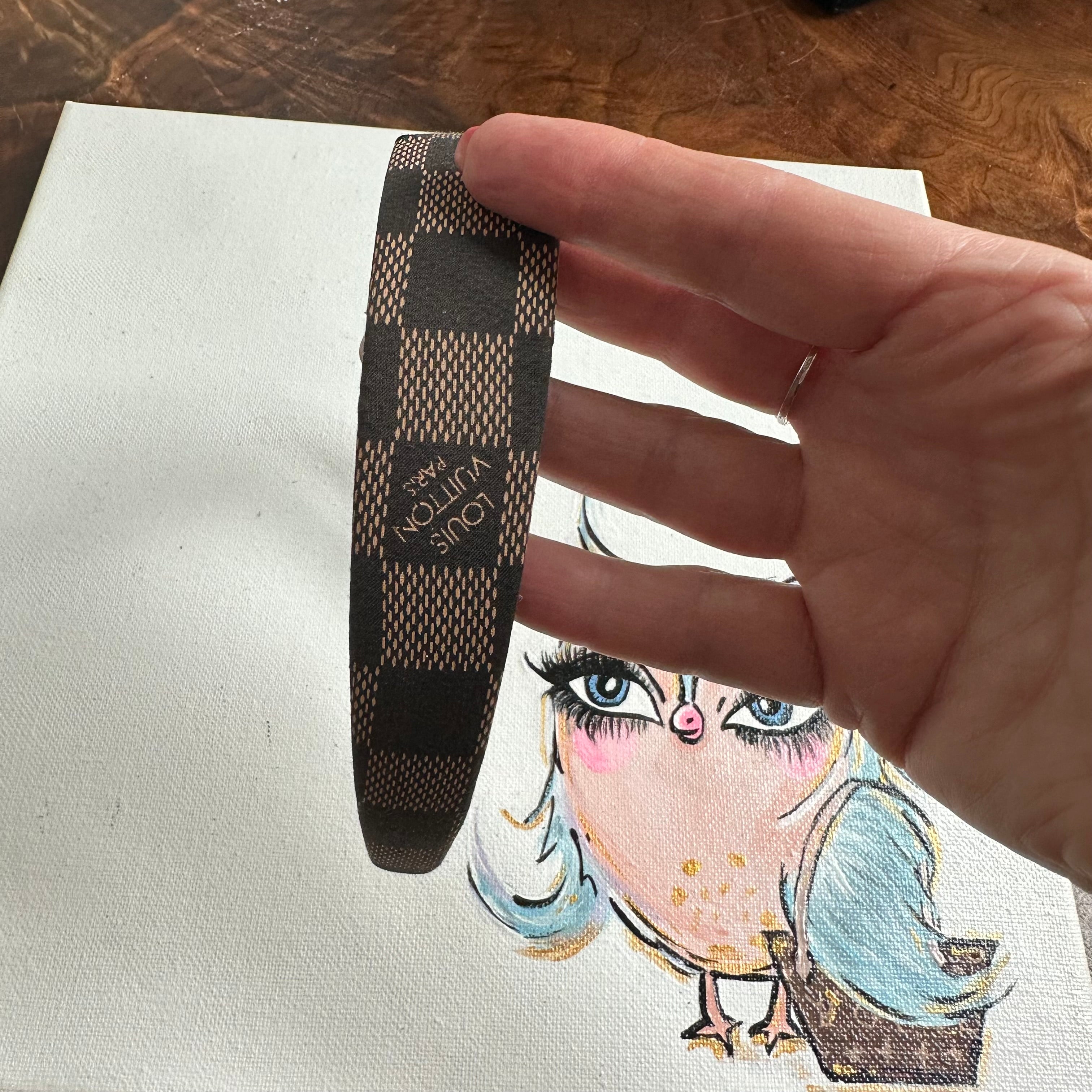 Upcycled LV Headbands