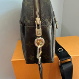 The Cockatiel Crossbody - Vintage LV Monogram in Black