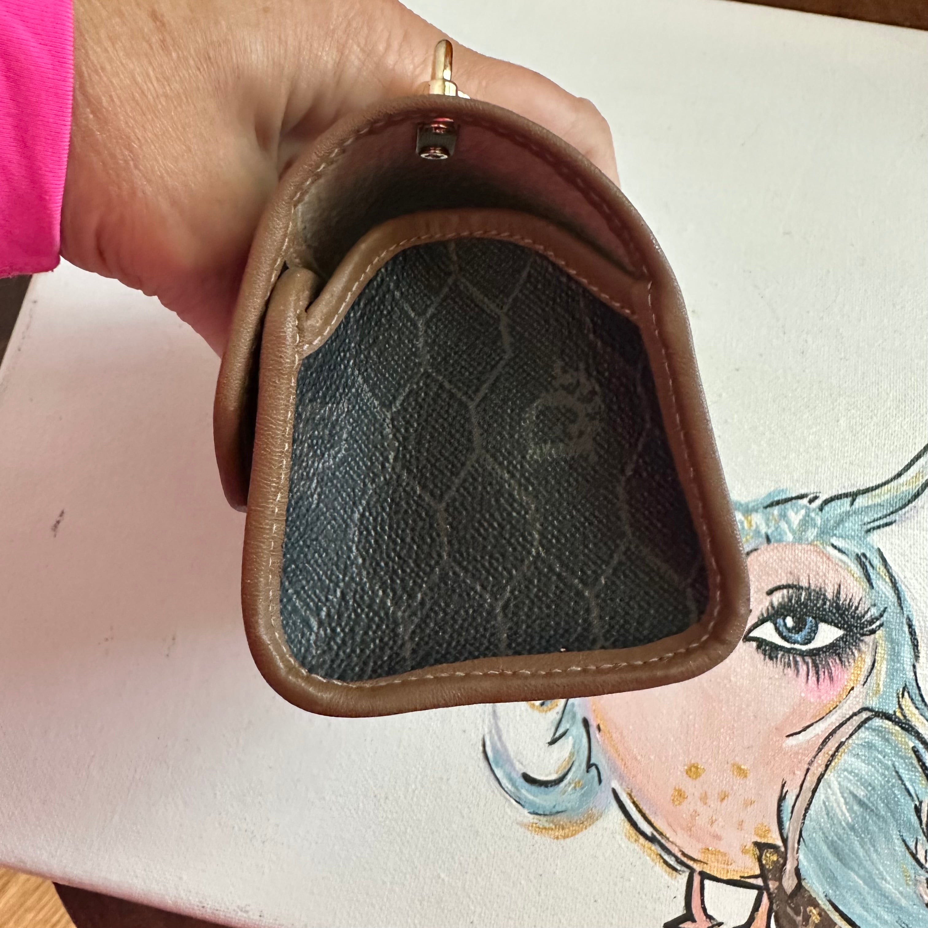 The Junco Wristlet - Vintage Honeycomb Dior