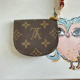 LV Monogram Coin Purse Wristlet
