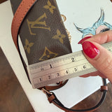 The Swan Crossbody - Vintage Monogram LV in Whiskey