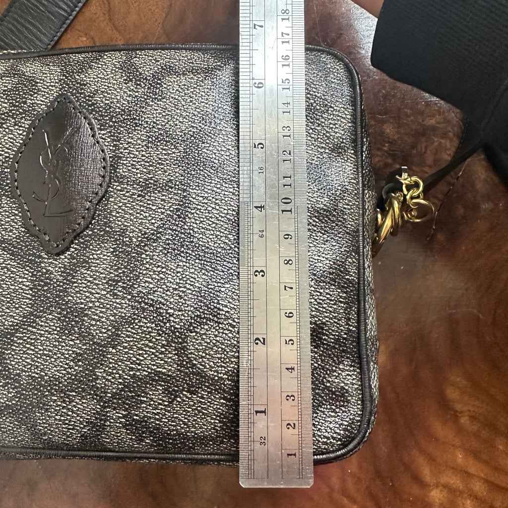 The Junco Crossbody - Vintage YSL in Giraffe Print