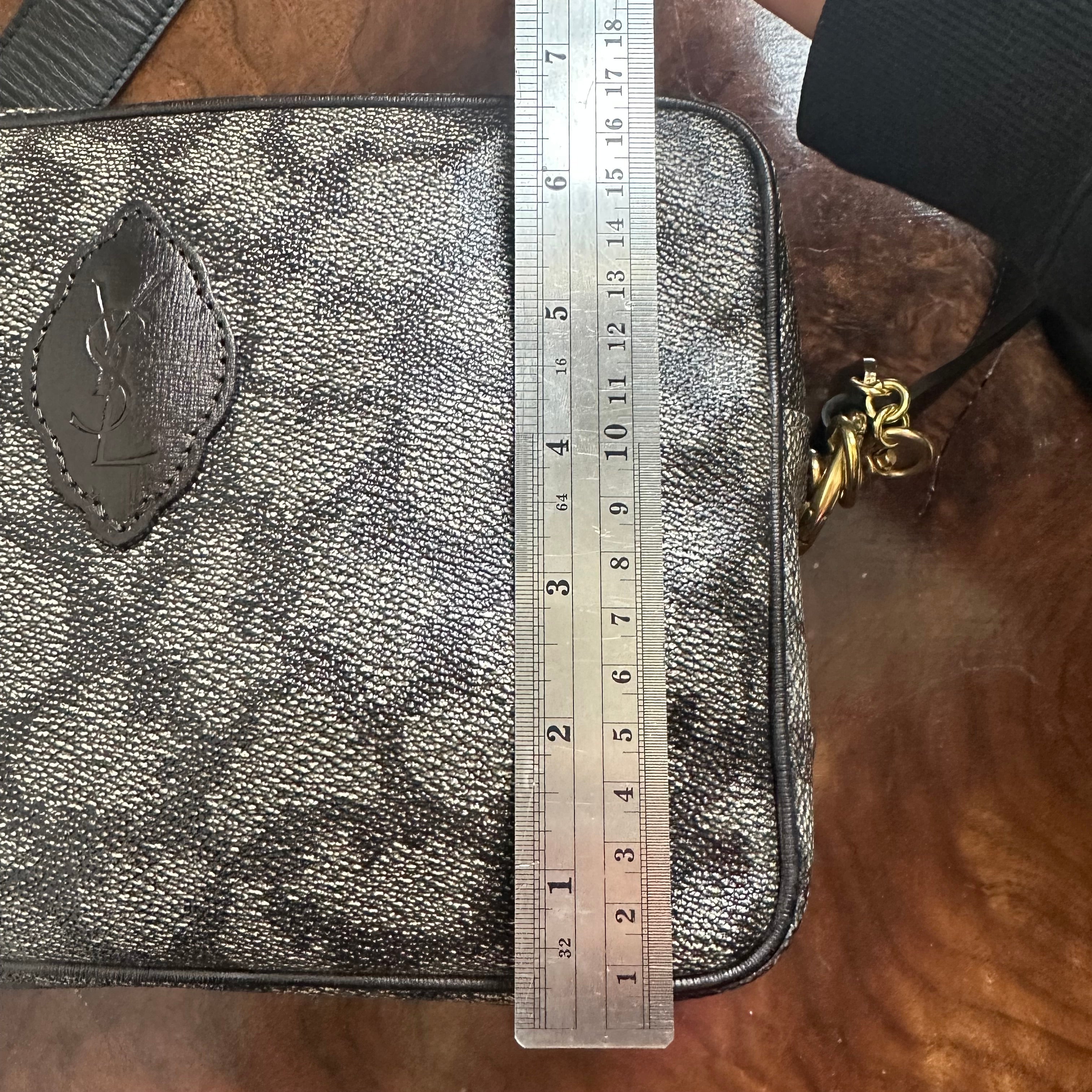 The Junco Crossbody - Vintage YSL in Giraffe Print