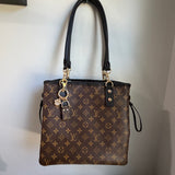 The Dog/Cat Carrier in Vintage LV Monogram (black)