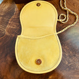 The Junco Crossbody/Belt Bag - Vintage Gucci Horsebit in Yellow Suede