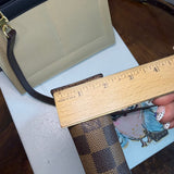 The Swan Crossbody - Vintage Damier Centenaire in Brown