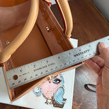 The LV Tote Bag - Special Blue "Louis" on Classic Orange