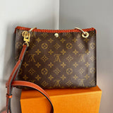 The Swan Crossbody - Vintage Monogram in Whiskey
