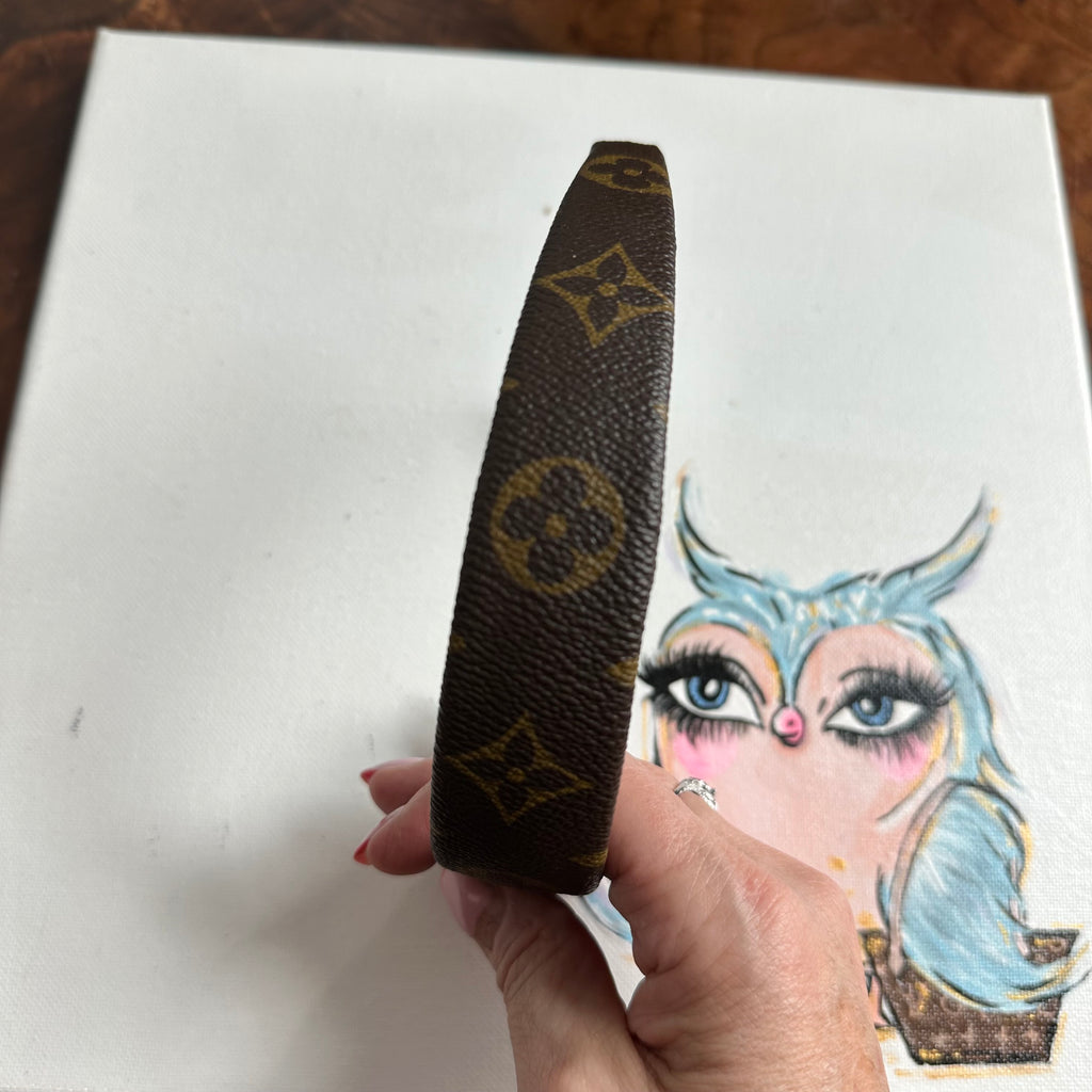 Upcycled LV Headbands