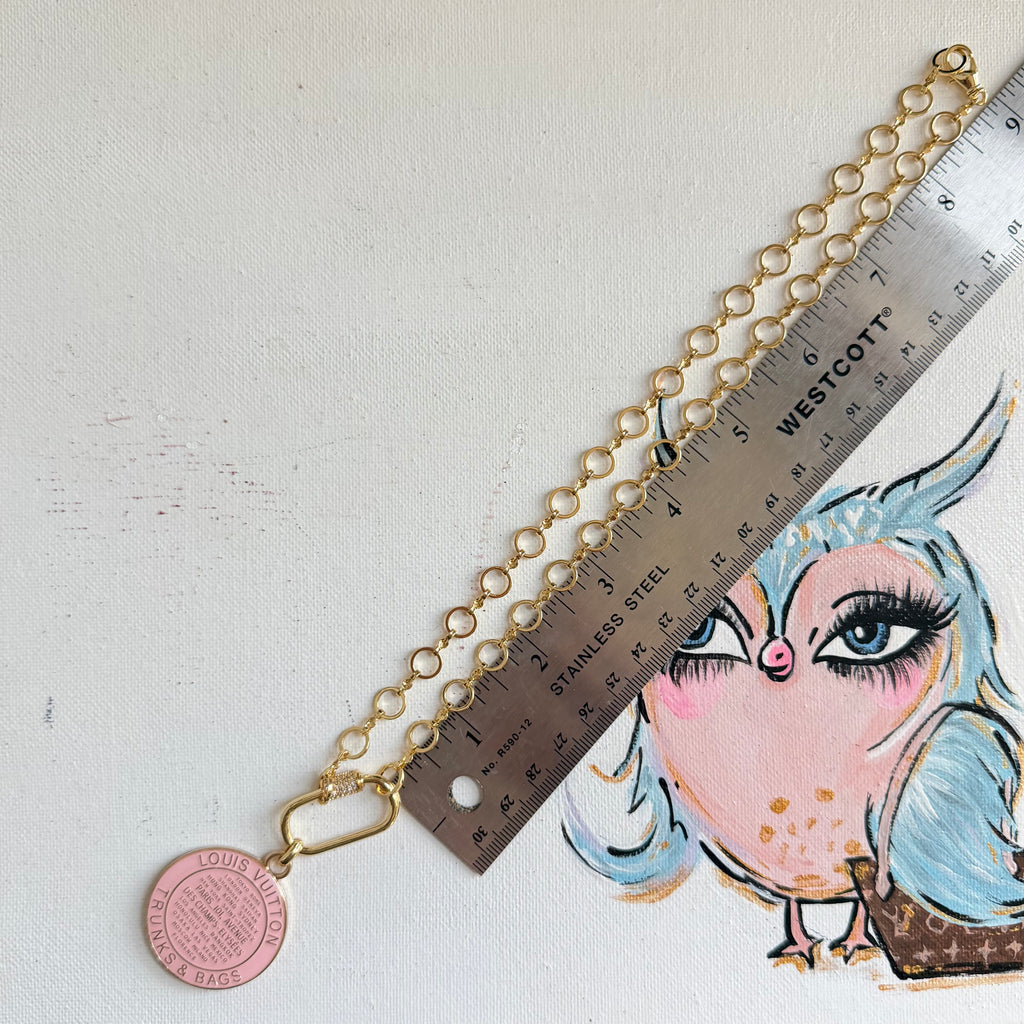 Repurposed LV Necklace