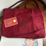 The Junco Crossbody - Vintage Cartier in Bordeaux
