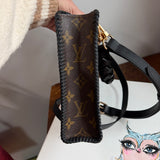 The Swan Crossbody - Vintage LV Monogram in Black