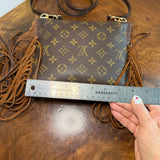 The Western Fringe Junco Crossbody - Vintage Monogram LV