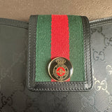 The Swan Messenger - Vintage Imprime Gucci in Black