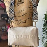 The Shoulder/Crossbody Bag - Burberry in Canvas (two straps!!)