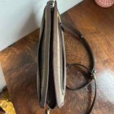 The Swan Crossbody - Vintage Burberry in Nova Check/Brown Leather