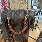 The Mallard Handbag - Vintage LV in Monogram with Fringe
