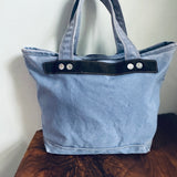 Marc by Marc Jacobs Denim Blue Zippered Tote