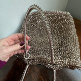 Anteprima Wirebag Tote in Silver/Rose Gold