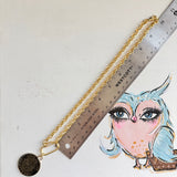 Repurposed LV Necklace