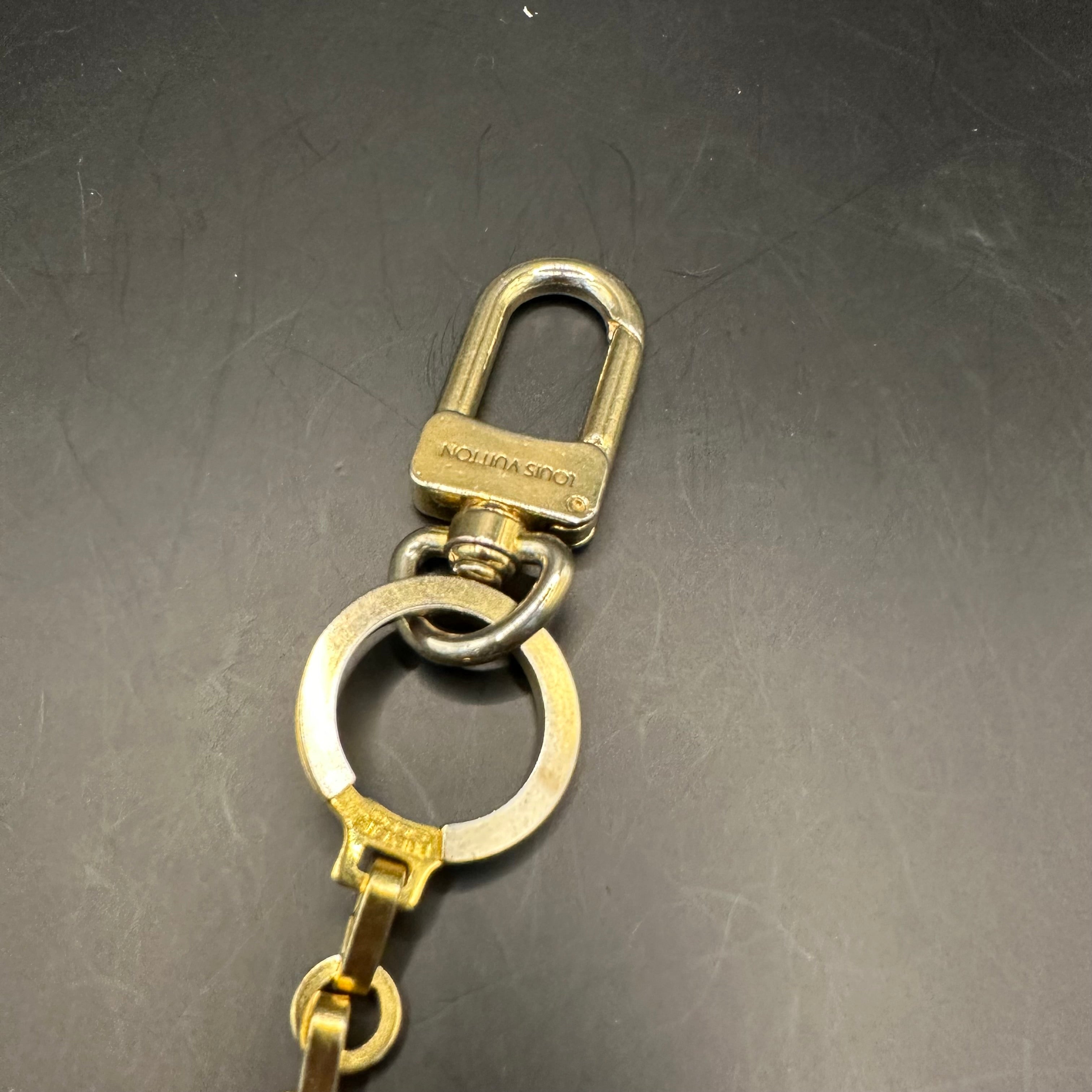 Authentic LV Louis Vuitton Malletier Keychain/Purse Charm