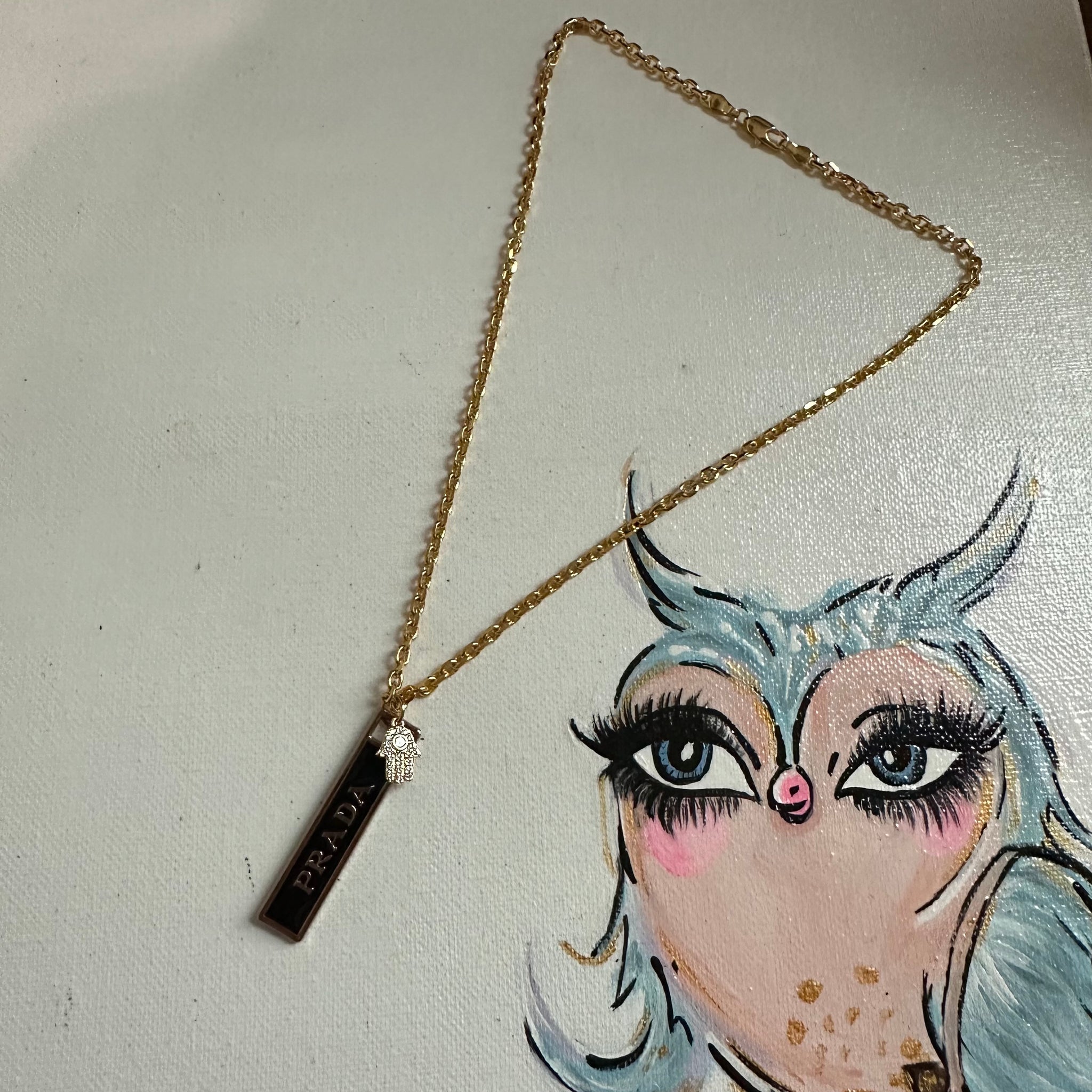Upcycled Prada Zipper Pull Necklace – Beauty Bird Vintage