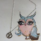 The LV Circle Necklace - Silver