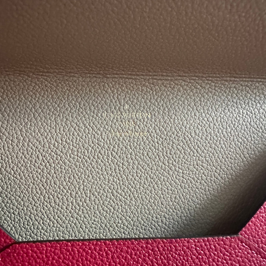 The Pelican Shoulder Bag - Upcycled Louis Vuitton Envelope Bag in Red